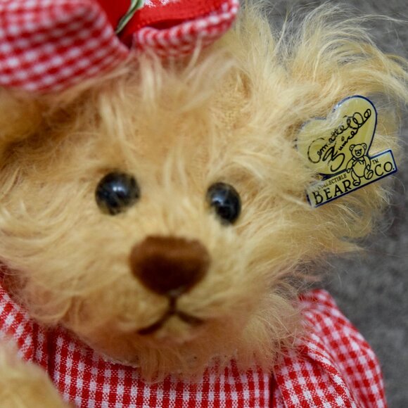 Vintage Annette Funicello Mohair Bear Frankie And Drake With COA And Tags - Picture 2 of 11